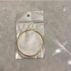 NWOT Gold Hoops